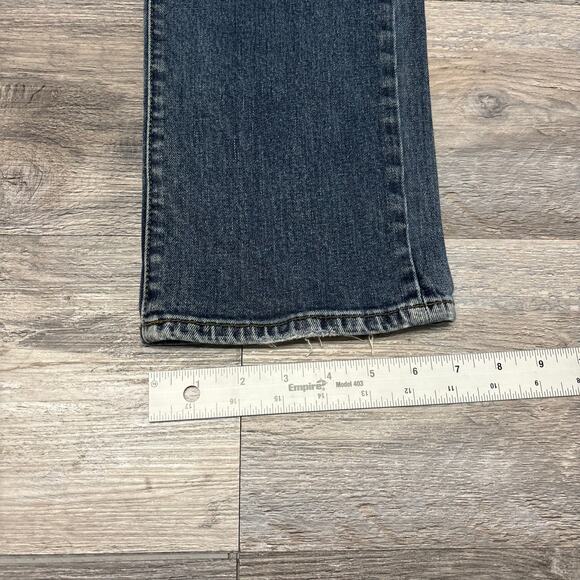 Lucky Brand 410 Dark Wash Blue Mens 34x30 Athletic Fit Straight Stretch‎ Jeans - Picture 13 of 13